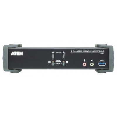 ATEN SWITCH KVMP 2-PORT USB TRUE 4K DISPLAYPORT KVM SWITCH W (Espera 4 dias)