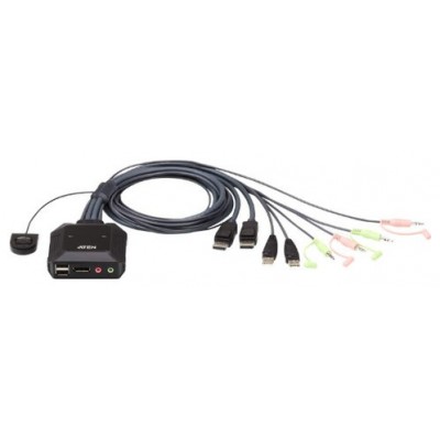 Aten CS22DP interruptor KVM Negro (Espera 4 dias)