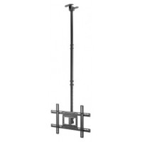 AISENS - SOPORTE DE TECHO GIRATORIO, INCLINABLE, EXTENSIBLE PARA MONITOR/TV 50KG DE 37-80, NEGRO