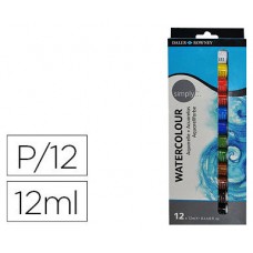 SET ACUARELAS 12X 12ML SIMPLY DALER ROWNEY D134500100 (Espera 4 dias)