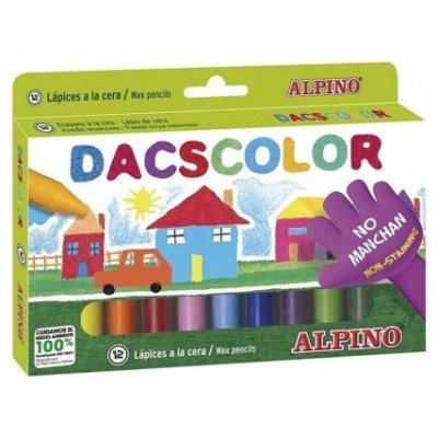 ESTUCHE 12 CERAS DE COLORES DACSCOLOR DACS DC050290 (Espera 4 dias)