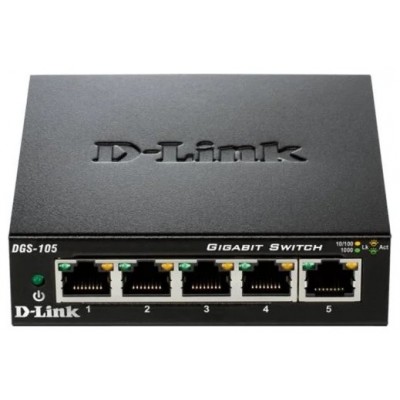 D-LINK SWITCH 5 PUERTOS 10/100/1Gbit METALICO (Espera 4 dias)