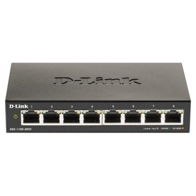 SWITCH SEMIGESTIONABLE D-LINK DGS-1100-08V2 8P GIGA NO