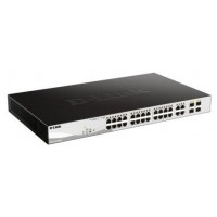 SWITCH 28-PORT POE+ D-LINK TRADE SMART+ 4SFP GESTIONABLE (Espera 4 dias)