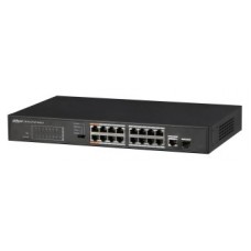 (DH-PFS3117-16ET-135) DAHUA SWITCH POE 16 PUERTOS + 1 PUERTO GIGABIT (Espera 4 dias)