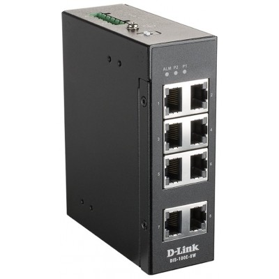 D-Link DIS-100E-8W Switch Industrial 8x10/100Mbps