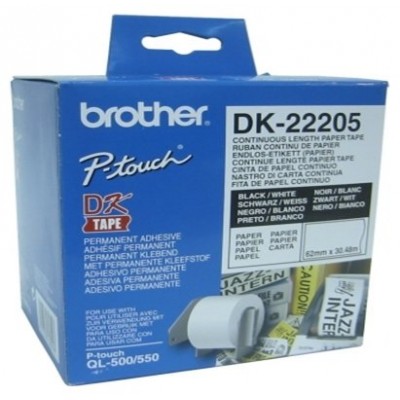 Brother Cinta DK22205 Papel Térmico continuo 62mm