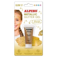 BLÍSTER MAQUILLAJE CON COLOR Y PURPURINA GLITTER DORADO ALPINO DL000602 (Espera 4 dias)