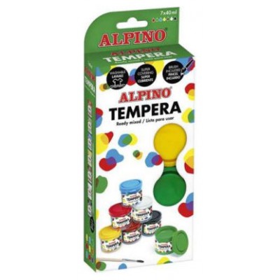 ESTUCHE TEMPERA 7 X 40ML ALPINO DM020921 (Espera 4 dias)