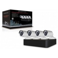KIT VIDEOVIGILANCIA 1080P LEVEL ONE DSK-4001 4 CANALES