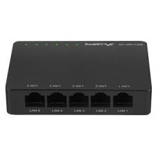 SWITCH LANBERG 5 PUERTOS GIGABIT RJ45 ETHERNET