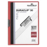 DOSSIER CON CLIP 30 H A4 ROJO DURABLE 2200-03 (MIN25) (Espera 4 dias)