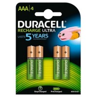 Duracell Pila Recargable HR03 AAA 900mAh Blister*4