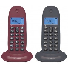 MOTOROLA C1002 LB+ Telefono DECT DUO Gris-Granate