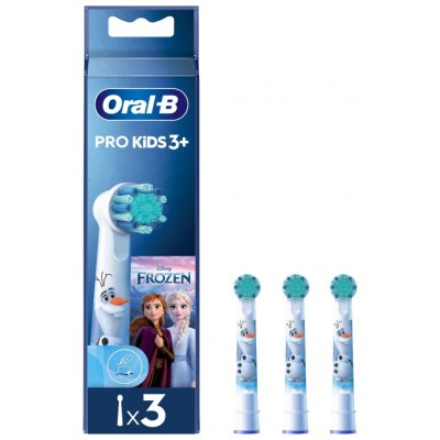 ACCESORIO DENTAL BRAUN ORAL-B KIDS FROZEN BLANCO PACK 3 UDS