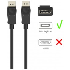 Ewent EC1410 cable DisplayPort 1 m Negro (Espera 4 dias)