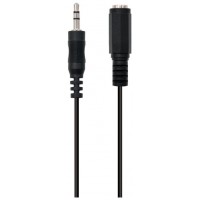 Ewent Cable Audio Estereo 3,5mm/M y 3,5mm/H -3mt