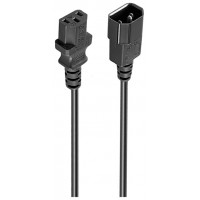 Ewent EW-190200-020-N-P cable de transmisión Negro 1,8 m C14 acoplador C13 acoplador (Espera 4 dias)