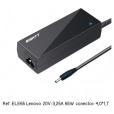 ELE65 CARGADOR ESPECIFICO LENOVO 65W 4.0*1.7 EIGHTT