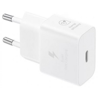 CARGADOR SAMSUNG USB-C 25W GAN WHITE SIN CABLE