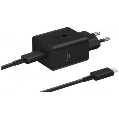 CARGADOR SAMSUNG USB-C 45W NEGRO CON CABLE EP-T4511XBEGEU CARGADOR SAMSUNG USB-C 45W NEGRO CON CABLE EP-T4511XBEGEU