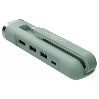 DOCKING EWENT MULTIPUERTO USB-C HDMI 4K 100W (Espera 4 dias)