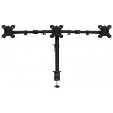 SOPORTE MONITOR EWENT 3 MONITORES 7kG 13"-27" VESA 75x75 o 100x100