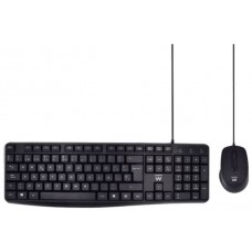 Ewent EW3006 kit teclado+ raton escrit. silenciosa