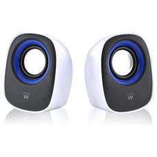 Ewent EW3513 altavoz De 1 vía Negro, Azul, Blanco Alámbrico 5 W (Espera 4 dias)