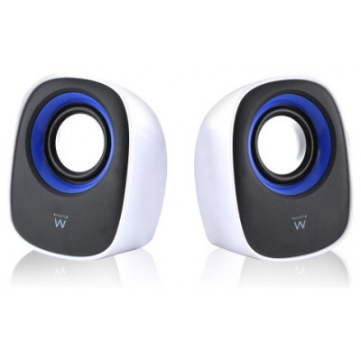 Ewent EW3513 altavoz De 1 vía Negro, Azul, Blanco Alámbrico 5 W (Espera 4 dias)