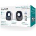 CONJUNTO DE ALTAVOCES EWENT 2.0 5 W RMS CONTROL DE VOLUMEN USB BLANCO/NEGRO