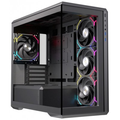 CAJA MICRO-ATX SEMITORRE EINAREX ZM800 RGB 4 FANS