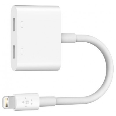 ADAPTADOR BELKIN F8J198BTWHT  AUDIO + CARGA LIGHTNING