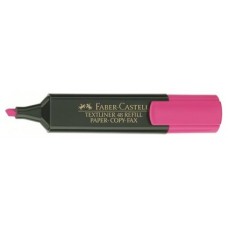 MARCADOR FLUOR TEXTLINER ROSA FABER CASTELL 154828 (MIN10) (Espera 4 dias)