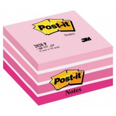 CUBO 450 HOJAS NOTAS ADHESIVAS 76X76MM COLORES SURTIDOS ROSAS 2028-P POST-IT 7100172384 (Espera 4 dias)