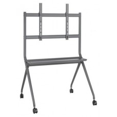 AISENS - SOPORTE DE SUELO PRO CON RUEDA PARA PANTALLA INTERACTIVA/TV 120KG DE 50-86, NEGRO