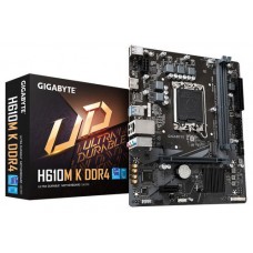 PLACA GIGABYTE H610M K DDR4 1.0 INTEL1700 2DDR4 (Espera 4 dias)