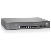SWITCH LEVEL ONE GEP-1020 10P 10/100/1000 8 p POE PLUS