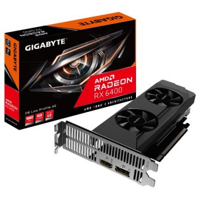 TARJETA GRAFICA GIGABYTE RAD RX6400 D6 PB 4G