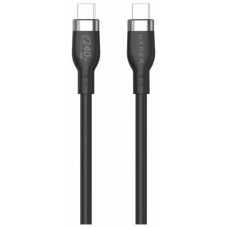 HYPER 2M SILICONE 240W USB-C CHARGING CABLE - BLACK