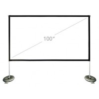 iggual Pantalla exterior portable 100" 221x124 cm