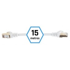 iggual Latiguillo CAT7 SFTP LSZH 15 metros blanco