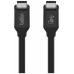 CABLE BELKIN INZ001BT0.8MBK USB4 USB-C USB-C PD 100W 