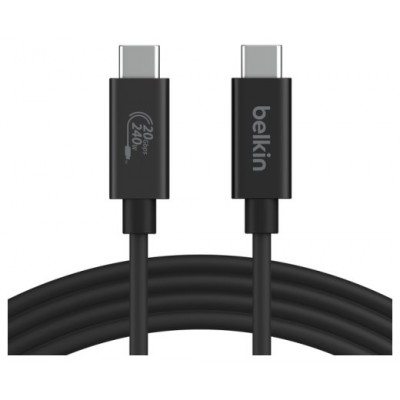 Belkin INZ004BT2MBK cable USB USB4 Gen 2x2 2 m USB C Negro (Espera 4 dias)