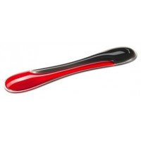 REPOSAMUÑECAS DUO GEL TECLADO SLIM COLOR NEGRO / ROJO KENSINGTON K62442WW (Espera 4 dias)