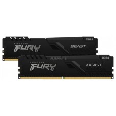 DDR4 KINGSTON 2X32GB 3200 FURY BEAST NEGRO