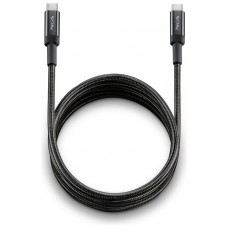 CABLE USB-C A USB-C 2 M KNOT 100W-2 NEGRO NGS (Espera 4 dias)