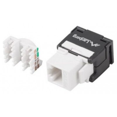 CONECTOR KEYSTONE LANBERG CAT.5E UTP RJ45 180 GRADOS SIN HERRAMIENTAS