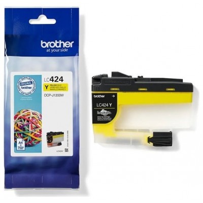BROTHER tinta amarilla para DCPJ1200W LC424Y