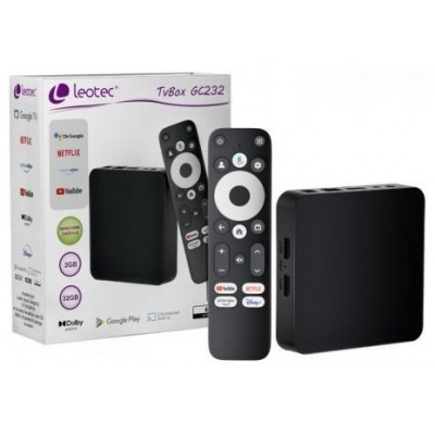 ANDROID TV BOX GC216 (32 +2 GB) LEOTEC (Espera 4 dias)